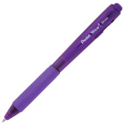 Stylo Bille PENTEL Wow - Rétractable - Pte1mm - VIOLET //
