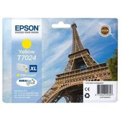 Cart EPSON - T7024 - Eiffel - Jaune XL WP-40xx/WP-45xx (2 000 p)