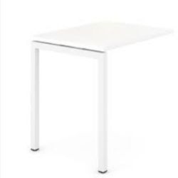 Retour Bureau EASY - 90x50xH75cm - BLANC