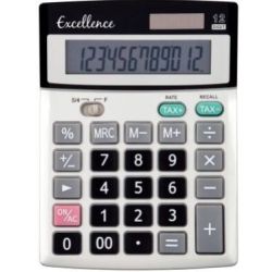 Calculatrice Bureau 12 chif. EXELLENCE - 10 x 13 cm //