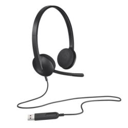 Casque micro filaire LOGITECH H340 USB - Noir //