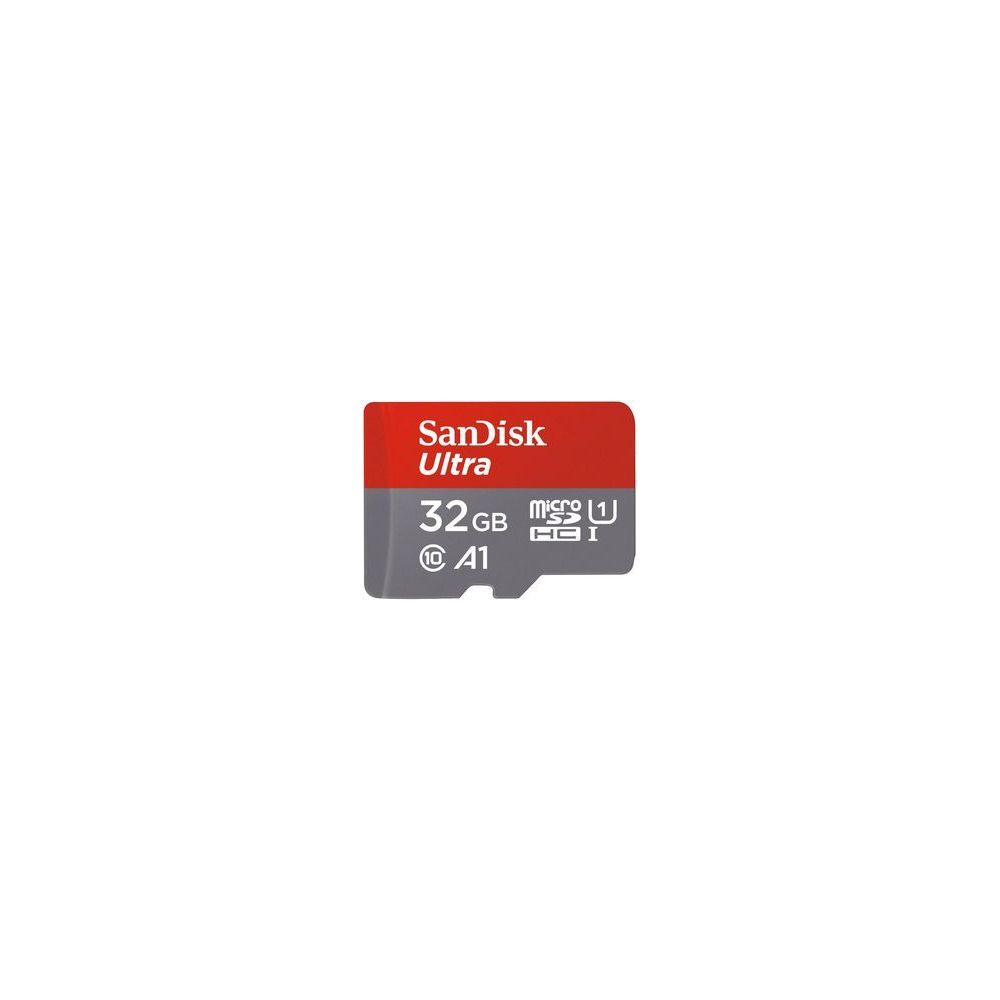 Carte mémoire MicroSDHC 32Go - Classe 10 - SANDISK + adaptateur Carte mémoire MicroSDHC 32Go - Classe 10 - SANDISK + adaptateur