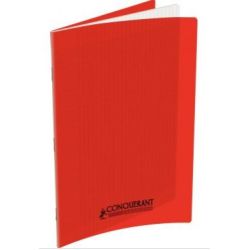 Cahier A4 Séyès 96 p Piqûre 90g Polypro ROUGE **