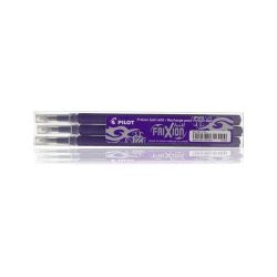 Recharge Roller PILOT Frixion Ball 0,7mm - (par 3) - VIOLET - Z