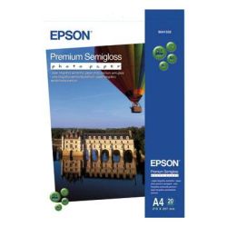 Papier photo EPSON A4 Premium Semi-glacé 251g (20 feuilles) **